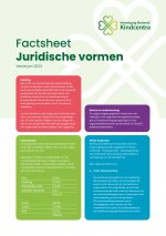 Factsheet Juridische vormen