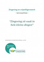 Zingeving en vrijwilligerswerk