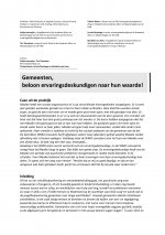Gemeenten, beloon ervaringsdeskundigen naar hun waarde!